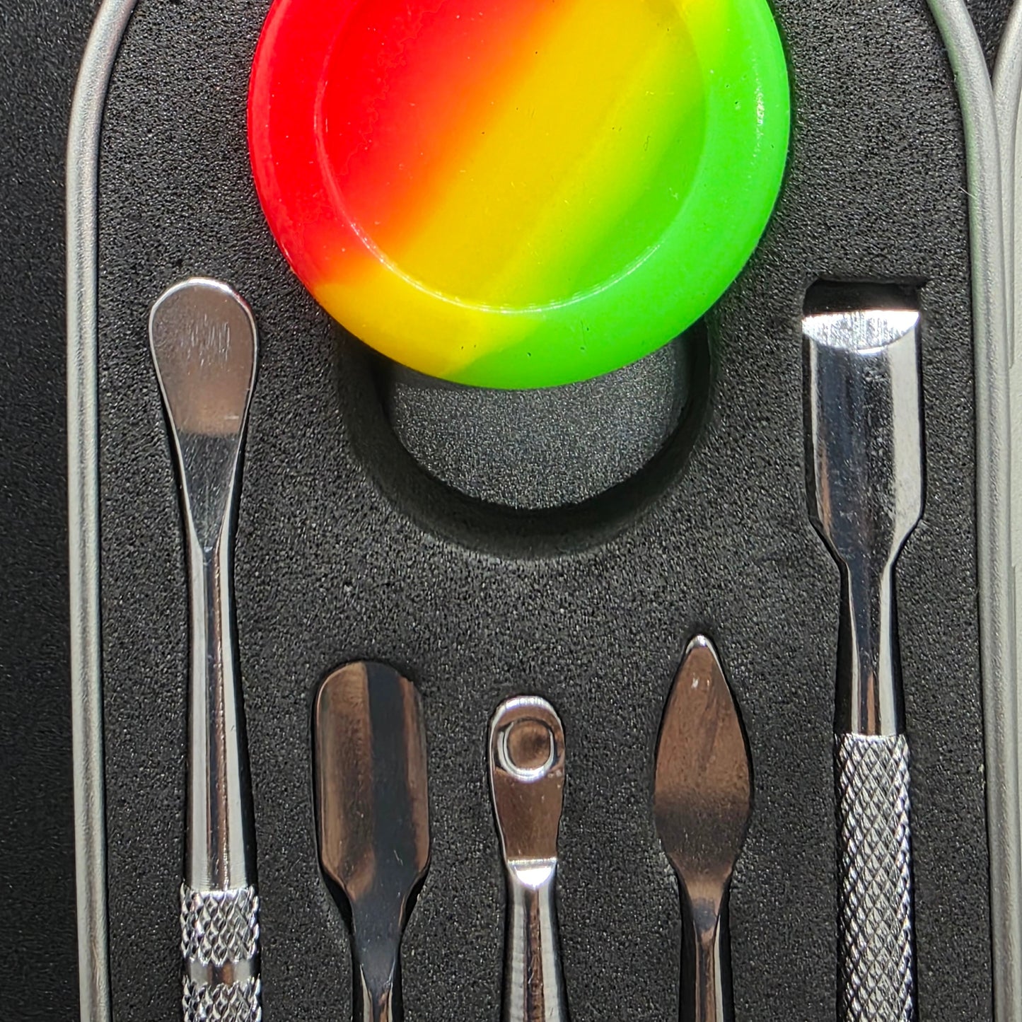 6-teiliges Dab Tool Set mit Silikon-Behälter