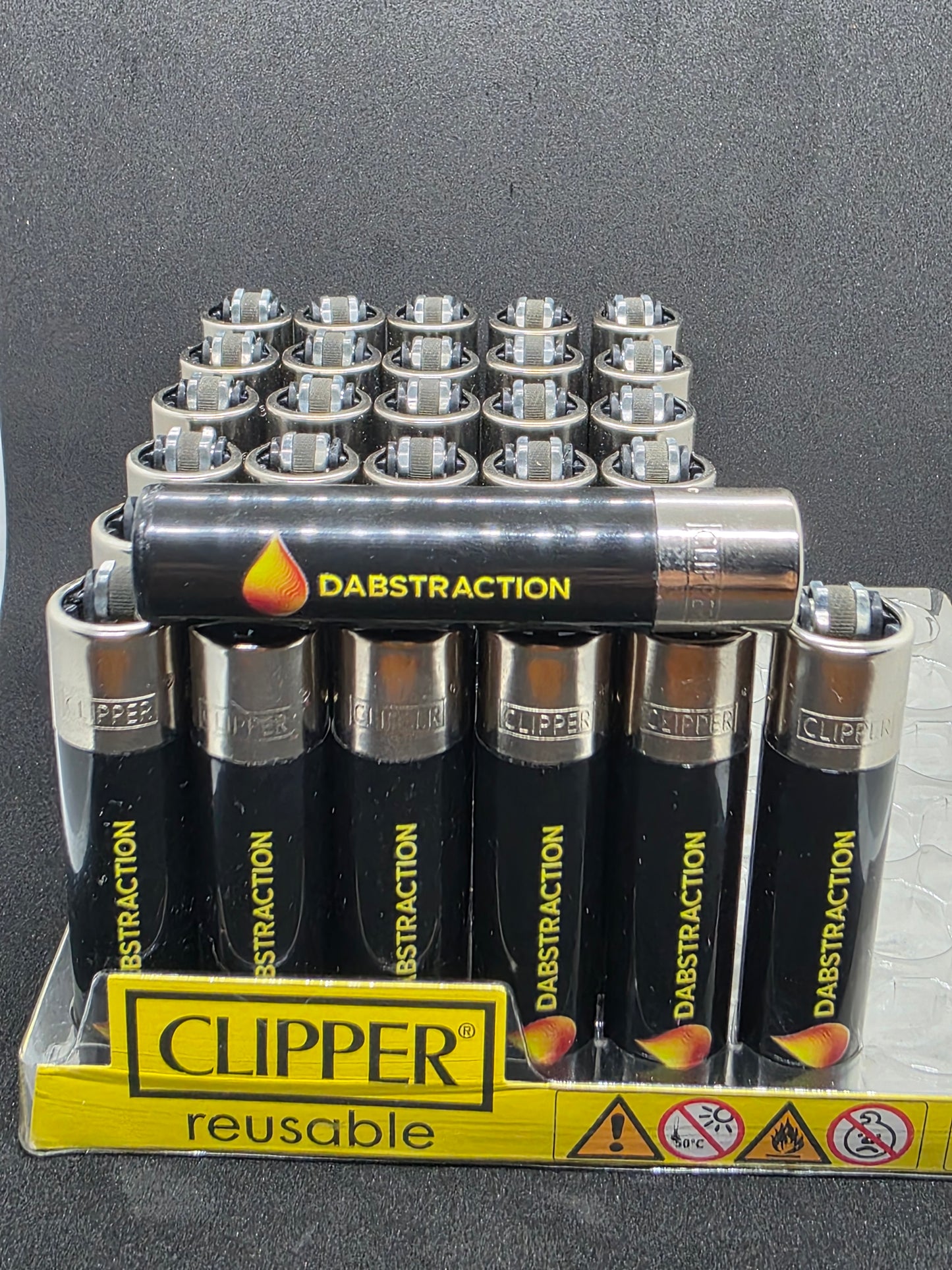Clipper Feuerzeug "Dabstraction Drop"